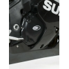 Protecție pentru motor R&G RACING Capac de protecție pentru carter drept Negru Suzuki GSX-R750 04-05