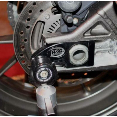 Adaptoare pentru suport R&G RACING Stand Bobbins /w Mounting Plate Negru BMW S1000R/RR 10-26