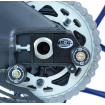Adaptoare pentru suport R&G RACING Stand Bobbins /w Mounting Plate Negru Yamaha YZF-R1 08-23 thumb