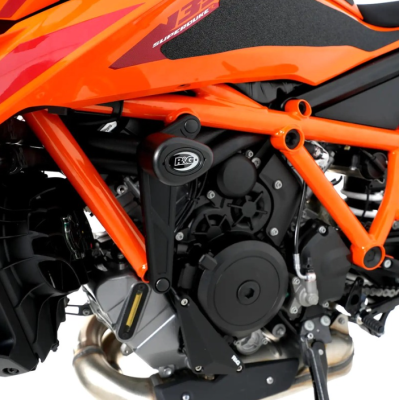 Capace de protecție R&G RACING Aero - Negru KTM SuperDuke 1390 24-26