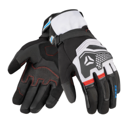 Mănuși moto turistice SECA TURISMO WP GREY/RED/BLUE