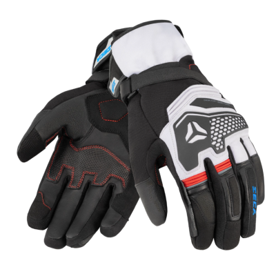 Mănuși moto turistice SECA TURISMO WP GREY/RED/BLUE