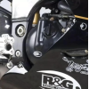 Protector pentru motor R&G RACING Engine Clutch Protection Cover - Negru Kawasaki ZX 10R 04-05
