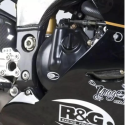 Protector pentru motor R&G RACING Engine Clutch Protection Cover - Negru Kawasaki ZX 10R 04-05