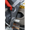 Set de protecții pentru botine R&G RACING Frame Boot Guard Set 3 Piese Negru Ducati Multistrada 1200/1200 S
