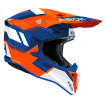 Cască motocross AIROH WRAAAP VISION ORANGE/BLUE GLOSS thumb