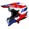 Cască motocross AIROH WRAAAP VISION RED/BLUE GLOSS
