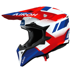 Cască motocross AIROH WRAAAP VISION RED/BLUE GLOSS Cască motocross AIROH WRAAAP VISION RED/BLUE GLOSS