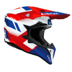 Cască motocross AIROH WRAAAP VISION RED/BLUE GLOSS thumb