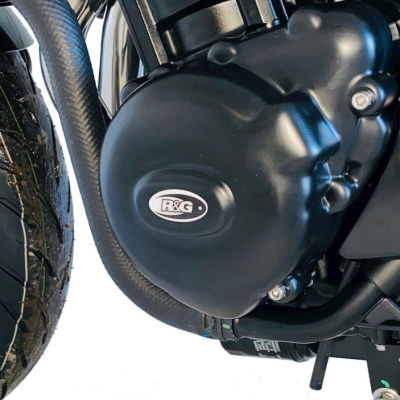 Protector pentru motor R&G RACING Left Cranckase Protection Cover Black Kawasaki Z900RS 18-26