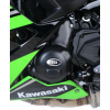 Protecție pentru motor R&G RACING Capac de protecție a carterului stâng Negru Kawasaki Z650 17-25