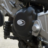 Protecție motor R&G RACING Capac de protecție pentru carter stâng Negru Suzuki SV650 06-09 / V-Strom 650 04-11