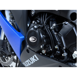 Protector pentru motor R&G RACING Capac de protecție a carterului stâng Negru Suzuki GSX1000S 16-21