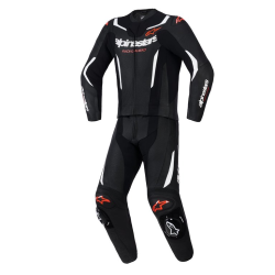 ECHIPAMENT DE PIELE ALPINESTARS 2PCS GP Force V2 Negru/Alb/Roșu Fluo