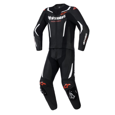 ECHIPAMENT DE PIELE ALPINESTARS 2PCS GP Force V2 Negru/Alb/Roșu Fluo
