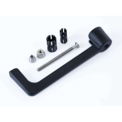 Protecții pentru ghidon R&G RACING Lever Guard Nylon Negru BMW S 1000 R/RR 10-18