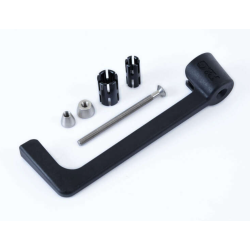 Protecții pentru ghidon R&G RACING Lever Guard Nylon Negru Suzuki GSX-R600/R750/R1000/S1000/S1000F