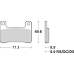 piesa SBS BRAKE PAD SINT FR piesa SBS BRAKE PAD SINT FR thumb