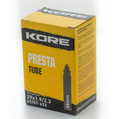 Cameră interioară KORE PRESTA 29 X 1.9/2.3 TUBE 48mm VALVE
