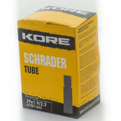 Cameră internă KORE SHRADER 29 X 1.9/2.3 TUBE Cameră internă KORE SHRADER 29 X 1.9/2.3 TUBE