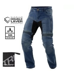 Jeans moto TRILOBITE PARADO DOUBLELAYER AAA REGUAL FIT MEN BLUE LEVEL 2