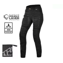 Jeans moto pentru femei TRILOBITE PARADO DOUBLELAYER SLIM FIT BLACK LEVEL 2 Jeans moto pentru femei TRILOBITE PARADO DOUBLELAYER SLIM FIT BLACK LEVEL 2