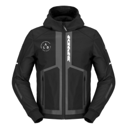 Jachetă Moto SPIDI HOODIE ARMOR EVO 2 NEAGRĂ/ALBĂ Jachetă Moto SPIDI HOODIE ARMOR EVO 2 NEAGRĂ/ALBĂ