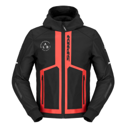 Jachetă Moto SPIDI HOODIE ARMOR EVO 2 RED