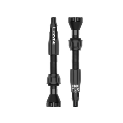 Ventil bicicletă LEZYNE CNC TLR VALVE 44MM - NEGRU