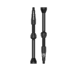 Ventil bicicletă LEZYNE CNC TLR VALVE 60MM - NEGRU