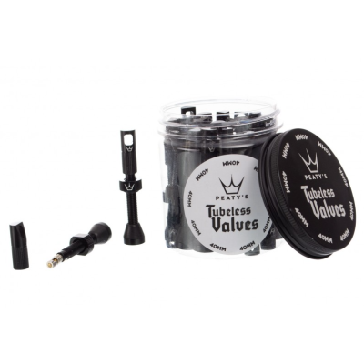 Set de valve pentru biciclete Workshop Pack - Peaty's x Chris King (MK2) Tubeless Valves - 42mm / Negru (26 Valve Simple) Set de valve pentru biciclete Workshop Pack - Peaty's x Chris King (MK2) Tubeless Valves - 42mm / Negru (26 Valve Simple)