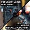 Kit de reparație pentru anvelope Peaty's Holeshot Tubeless Puncture Plugger Kit Matte Punch Kit de reparație pentru anvelope Peaty's Holeshot Tubeless Puncture Plugger Kit Matte Punch thumb