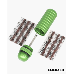 Kit de reparație pentru anvelope Peaty's Holeshot Tubeless Puncture Plugger Kit Emerald