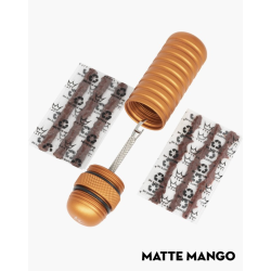 Kit de reparare pentru anvelope Peaty's Holeshot Tubeless Puncture Plugger Kit Matte Mango Kit de reparare pentru anvelope Peaty's Holeshot Tubeless Puncture Plugger Kit Matte Mango