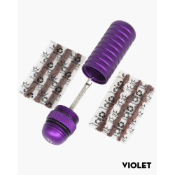 Kit de reparare pentru anvelope Peaty's Holeshot Tubeless Puncture Plugger Kit Violet Kit de reparare pentru anvelope Peaty's Holeshot Tubeless Puncture Plugger Kit Violet