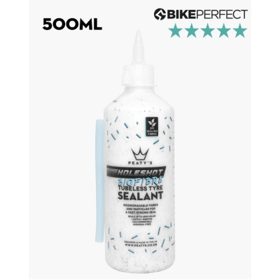 Lichid pentru anvelope tubeless Peaty's Holeshot BioFibre Tubeless Tire Sealant 500ml Lichid pentru anvelope tubeless Peaty's Holeshot BioFibre Tubeless Tire Sealant 500ml