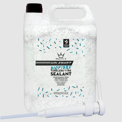 Lichid pentru anvelope tubeless Peaty's Holeshot BioFibre Tubeless Tire Sealant 5L Workshop Pump Tub Lichid pentru anvelope tubeless Peaty's Holeshot BioFibre Tubeless Tire Sealant 5L Workshop Pump Tub