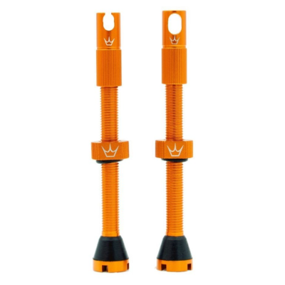 Ventil bicicletă Peaty's x Chris King (MK2) Tubeless Valves - 60mm / Mango Ventil bicicletă Peaty's x Chris King (MK2) Tubeless Valves - 60mm / Mango