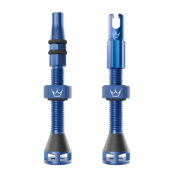 Ventil de bicicletă Peaty's Holeshot Fast Flow Tubeless Valves - 42mm / Navy Ventil de bicicletă Peaty's Holeshot Fast Flow Tubeless Valves - 42mm / Navy