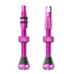 Ventil de bicicletă Peaty's Holeshot Fast Flow Tubeless Valves - 42mm / Punch thumb