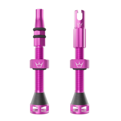 Ventil de bicicletă Peaty's Holeshot Fast Flow Tubeless Valves - 42mm / Punch