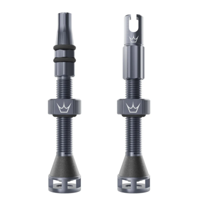 Ventil de bicicletă Peaty's Holeshot Fast Flow Tubeless Valves - 42mm / Slate Ventil de bicicletă Peaty's Holeshot Fast Flow Tubeless Valves - 42mm / Slate