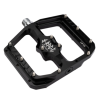Pedale Velo BURGTEC Penthouse Flat MK5 B-Rage Edition Pedals Burgtec Black