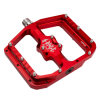 Pedale Velo BURGTEC Penthouse Flat MK5 B-Rage Edition Pedals Race Red