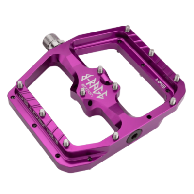 Pedale Velo BURGTEC Penthouse Flat MK5 B-­Rage Edition Pedals ­Purple Rain