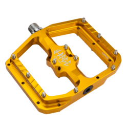 Pedale Velo BURGTEC Penthouse Flat MK5 B-Rage Edition Pedals Burgtec Bullion Gold Pedale Velo BURGTEC Penthouse Flat MK5 B-Rage Edition Pedals Burgtec Bullion Gold