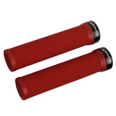 Mânere de bicicletă BURGTEC The Bartender Grip - Race Red