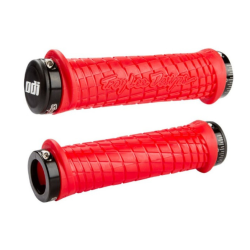 Mânere de bicicletă ODI Troy Lee Designs Lock GRIPS On Red Mânere de bicicletă ODI Troy Lee Designs Lock GRIPS On Red