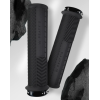 Mânere de bicicletă Peaty's Monarch Grip - Knurl - Gros - Negru