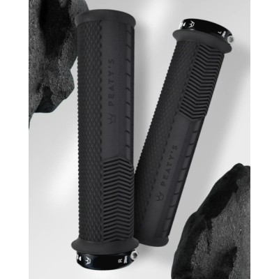 Mânere de bicicletă Peaty's Monarch Grip - Knurl - Gros - Negru Mânere de bicicletă Peaty's Monarch Grip - Knurl - Gros - Negru